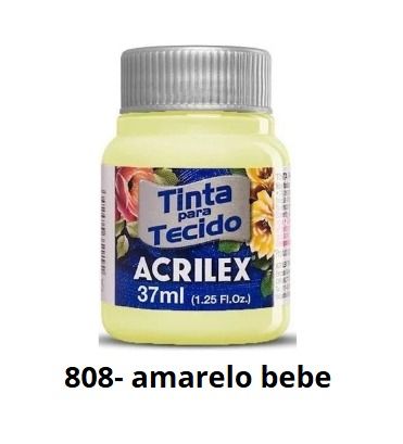 TINTA TECIDO ACRILEX AMARELOS /LARANJAS